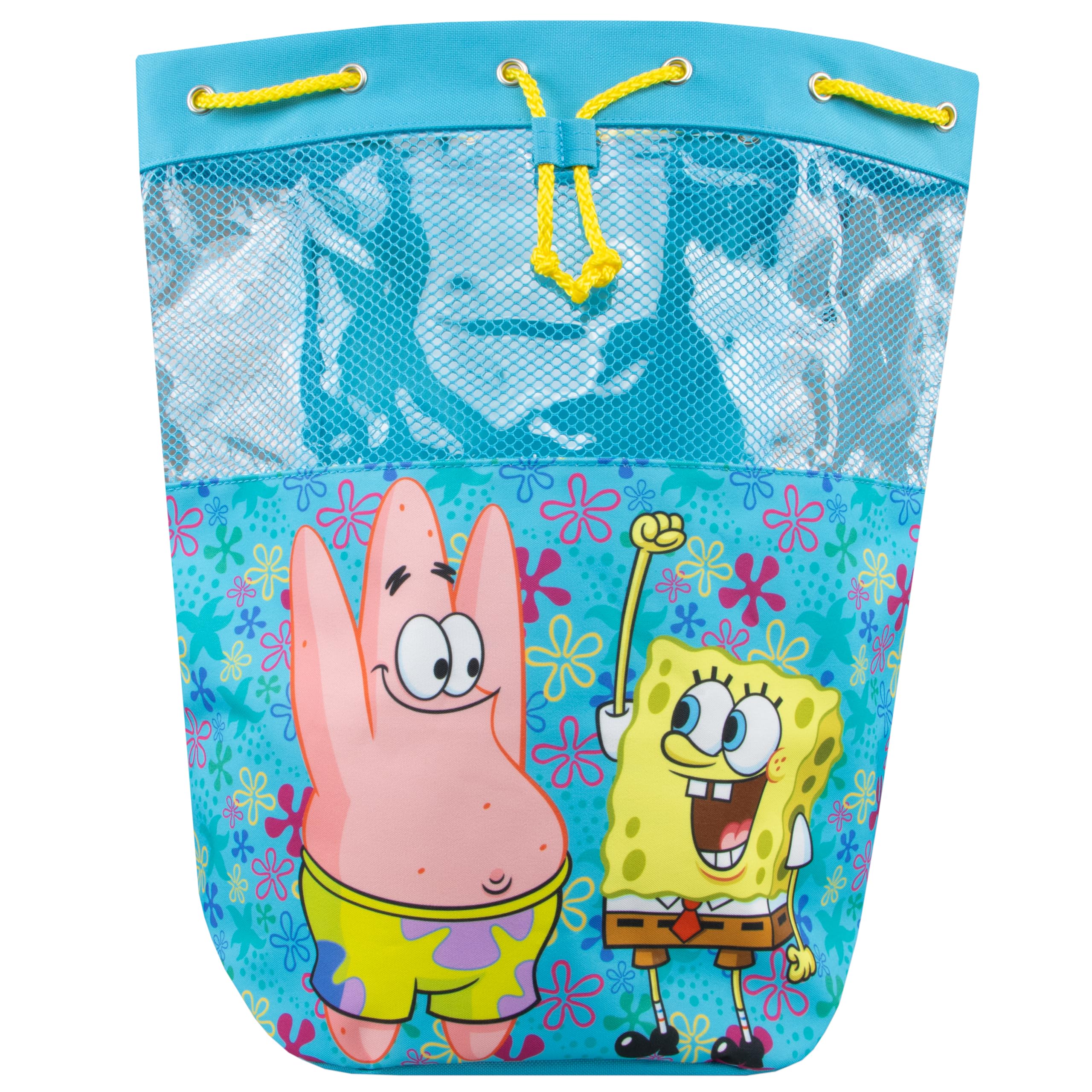 SpongeBob Swim Bag for Kids - Waterproof Pool Backpack for Boys & Girls - Beach & Swimming Gear for Summer Fun | Blue