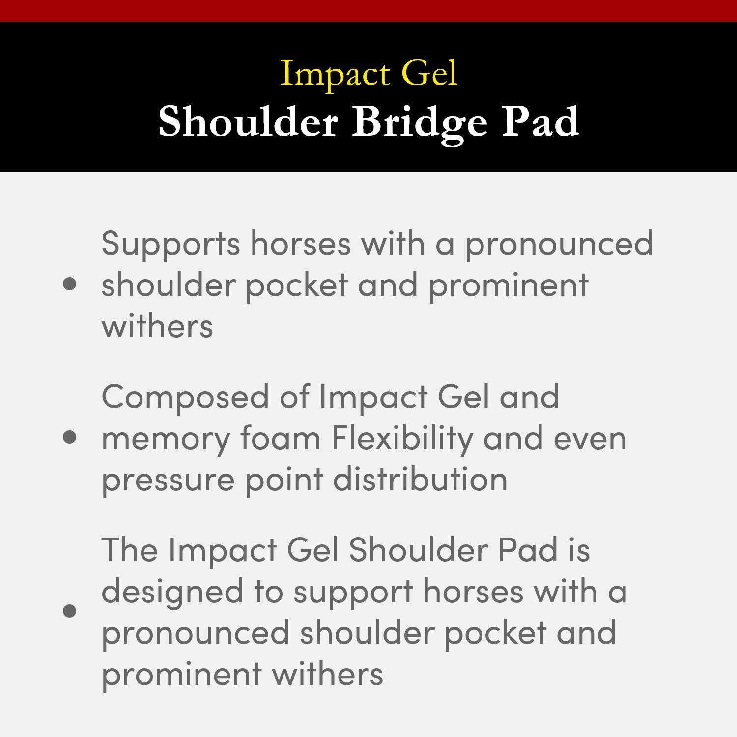 Impact Gel Bridge Pad - Comfortable Guitar Strap Support for Shoulder Pain Relief - Perfect for Musicians, Performers & Guitarists During Long Practice Sessions & Live Shows