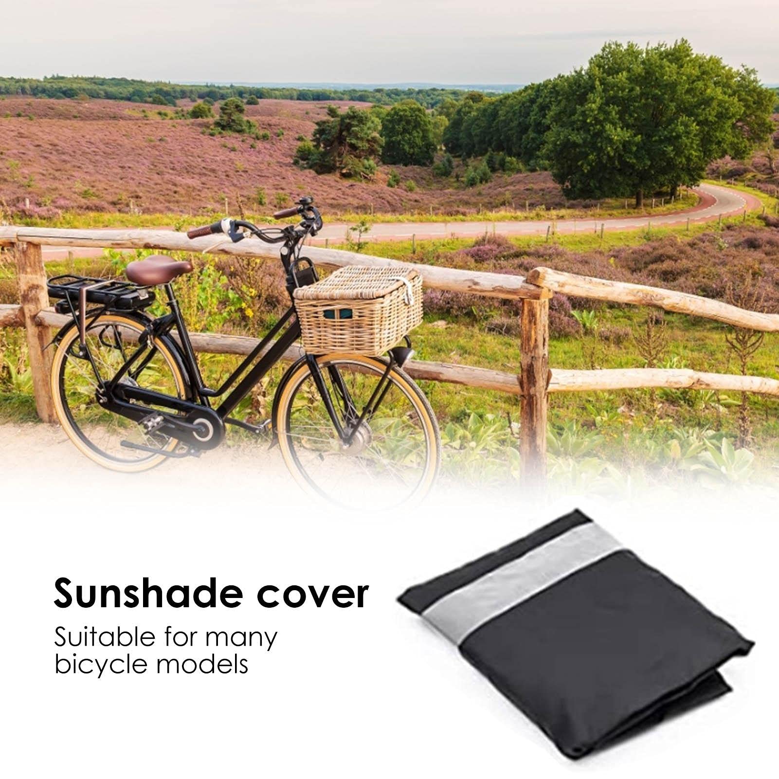 Durable Detachable Waterproof Bike Basket Cover - Universal Fit for Most Bicycle Baskets - Rainproof Liner for Commuting, Shopping & Outdoor Cycling Accessories