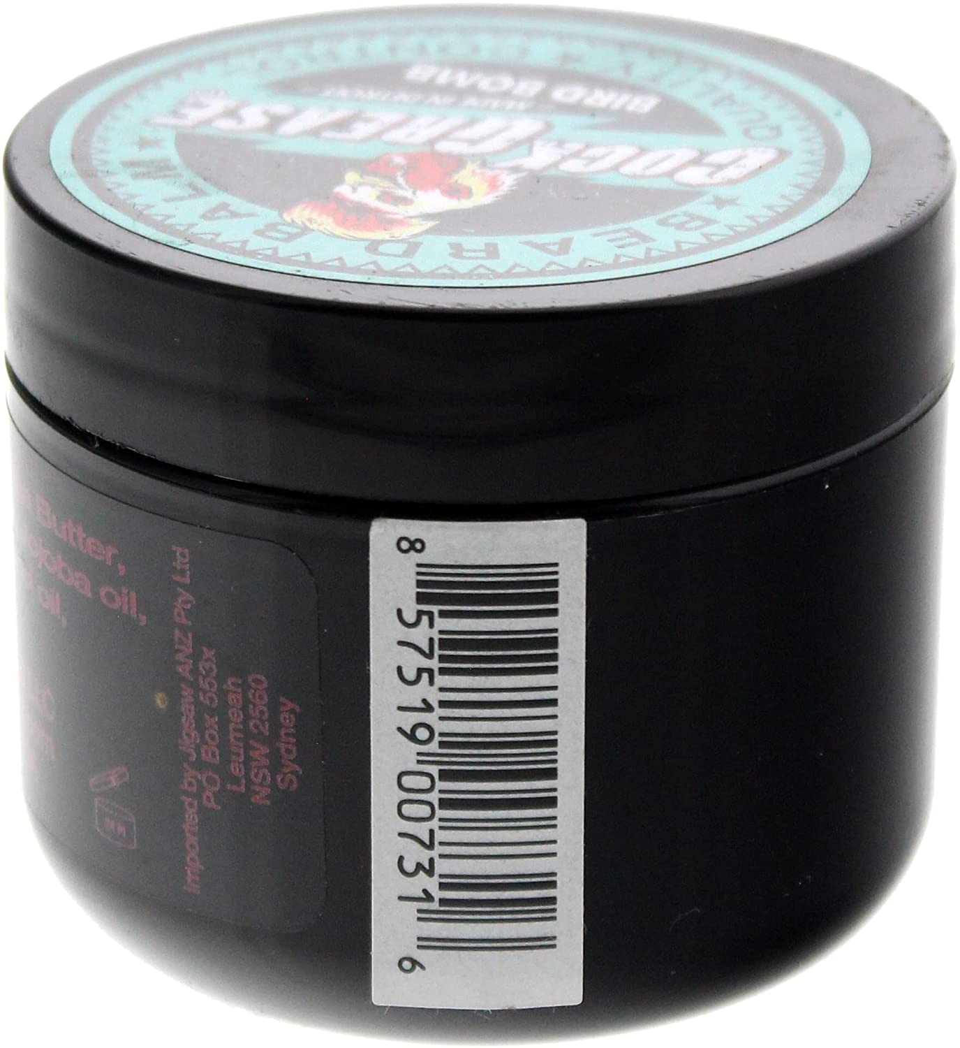 Premium Cock Grease Bird Bomb Beard Balm - 50g Natural Grooming Wax for Men - Styling, Conditioning & Taming Facial Hair - Perfect for Daily Use & Special Occasions