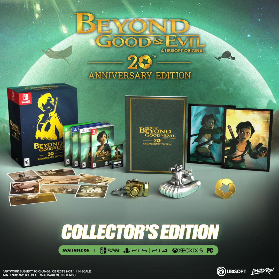 PS5 Limited Run #110: Beyond Good and Evil 20th Anniversary Collector's Edition - Exclusive Gaming Memorabilia for Retro Gamers & Collectors - Perfect for Display, Gaming Sessions & Nostalgic Gift Giving