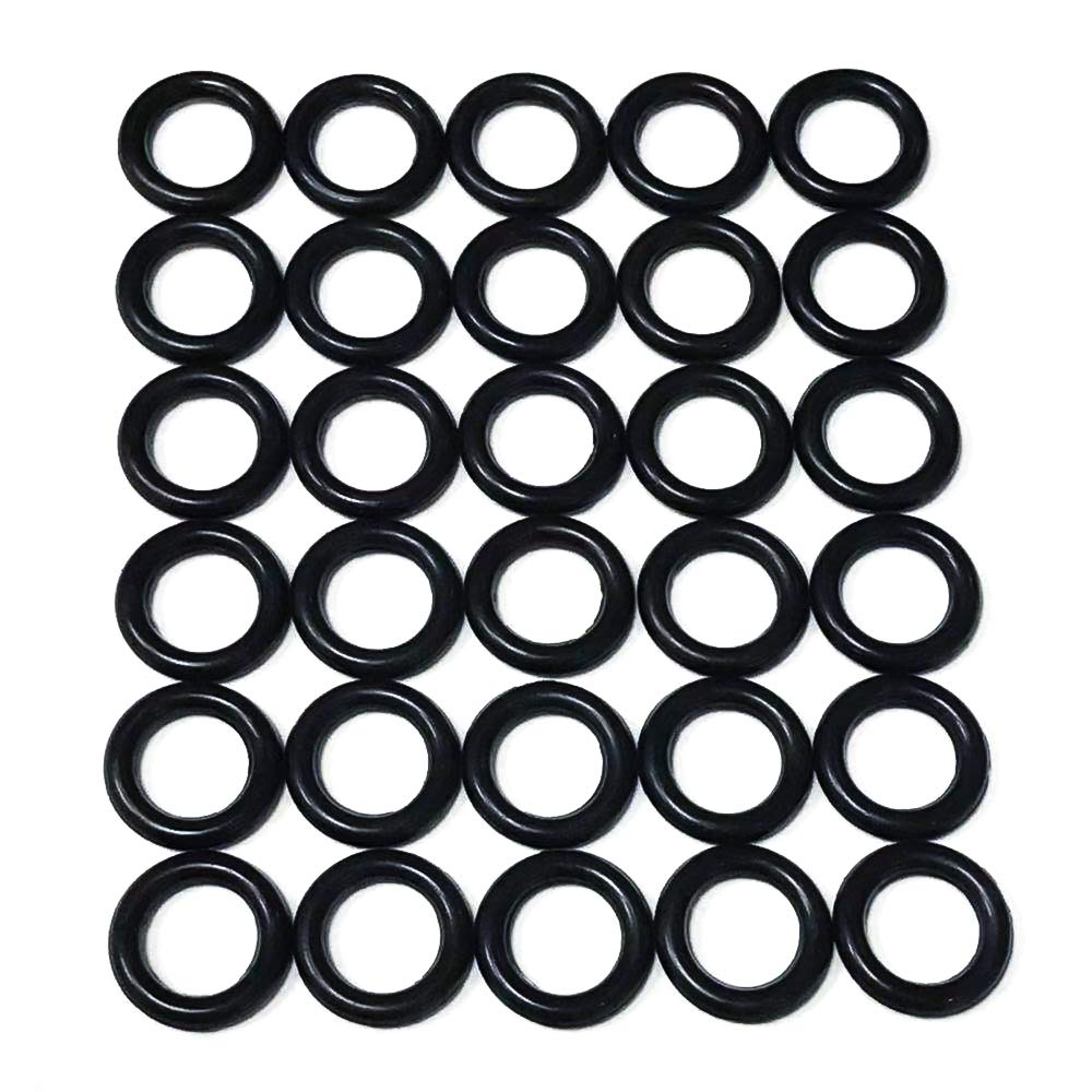 HQMPC Garden Hose O-Ring Replacement Kit - 30Pcs for Quick Connectors | Durable Rubber Seals for Leak-Free Watering, Irrigation & Outdoor Use