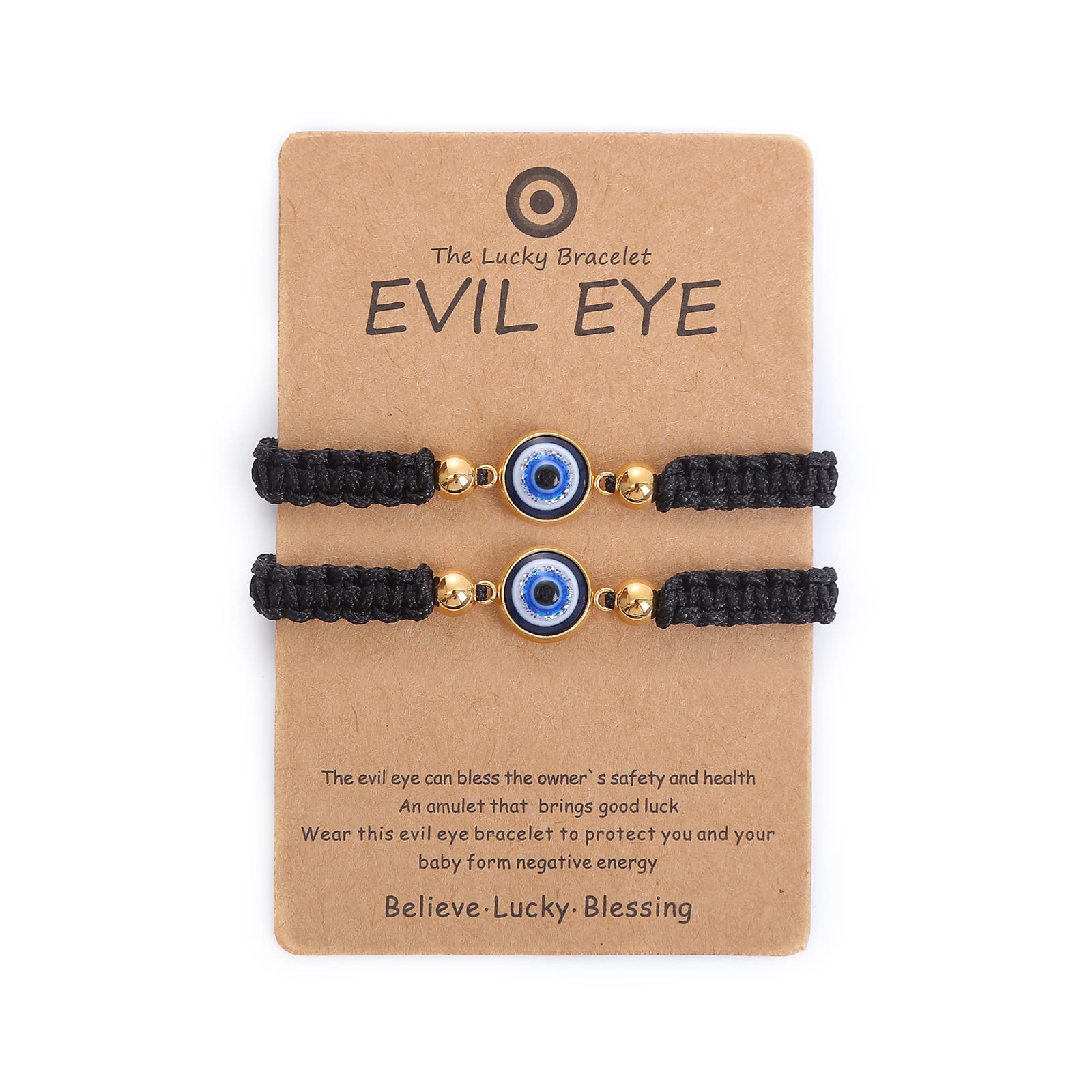 Evil Eye Protection Bracelet - Adjustable Red String Kabbalah Bracelet for Women & Men, Lucky Charm for Good Fortune & Positive Energy | Perfect for Daily Wear, Gifts & Spiritual Protection