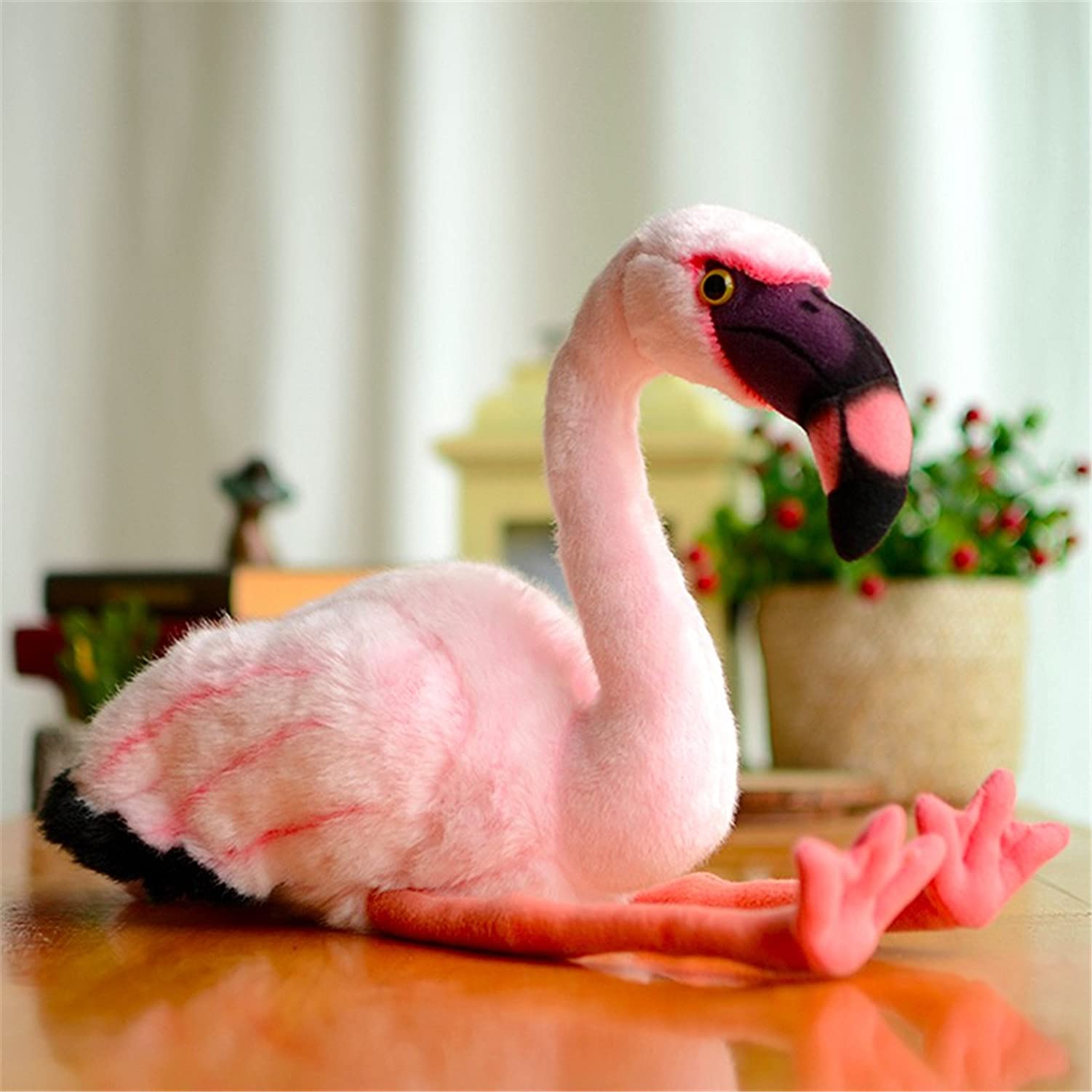 13-inch Soft Plush Flamingo Stuffed Animal Toy - Pink Flamingo Plushie for Birthday Gifts, Home Decor & Collectible Doll | Perfect for Nursery Decor, Themed Parties & Cute Gifts