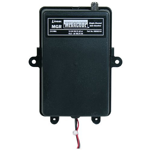 Linear MGR DNR00104 Megacode 1-Channel Gate Radio Receiver - Secure Access Control for Homes, Businesses & Industrial Facilities