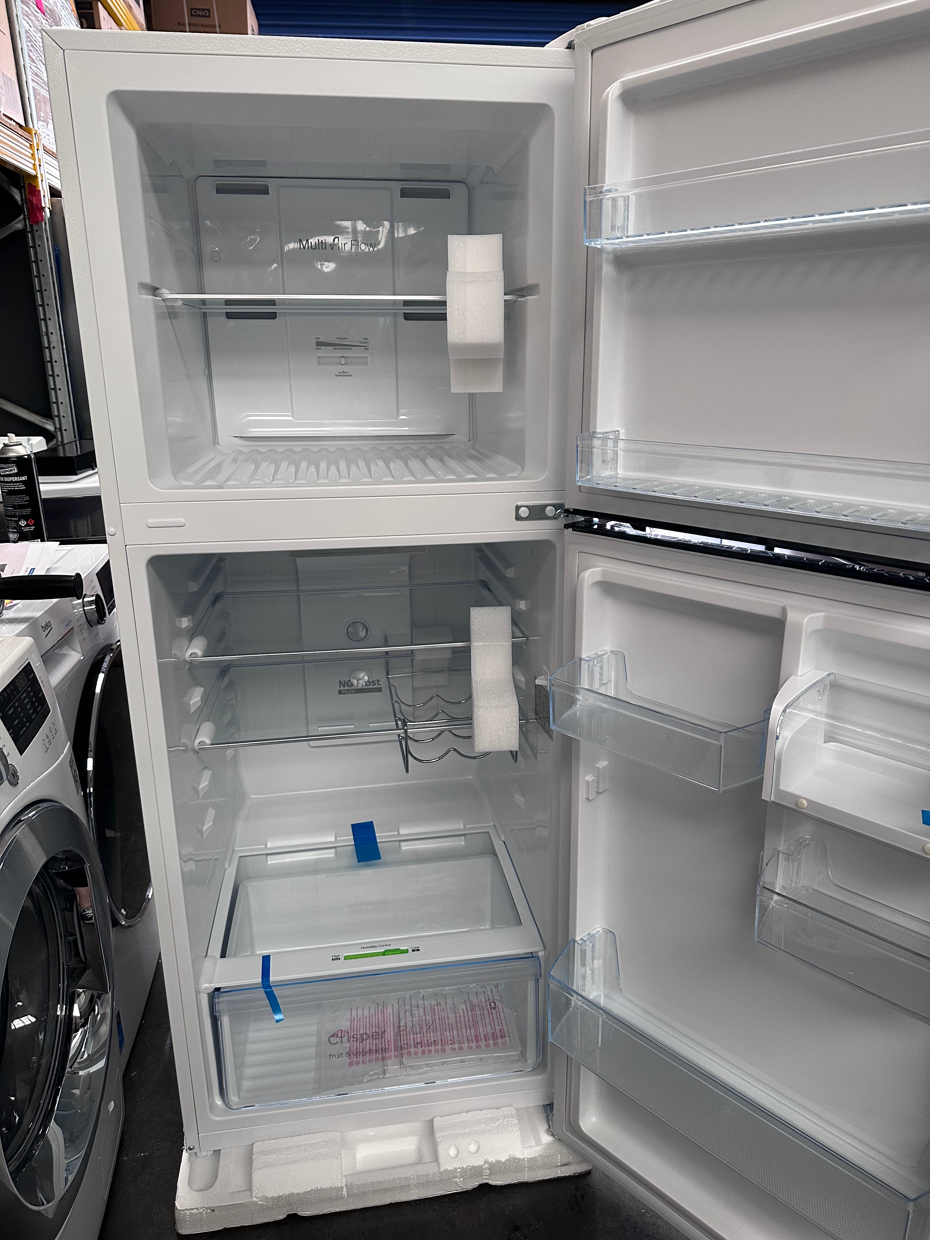 Brand New CHiQ 297L Top Mount Refrigerator CTM297NW3 - Energy Efficient, 5 Year Warranty - Perfect for Kitchens, Apartments & Small Homes