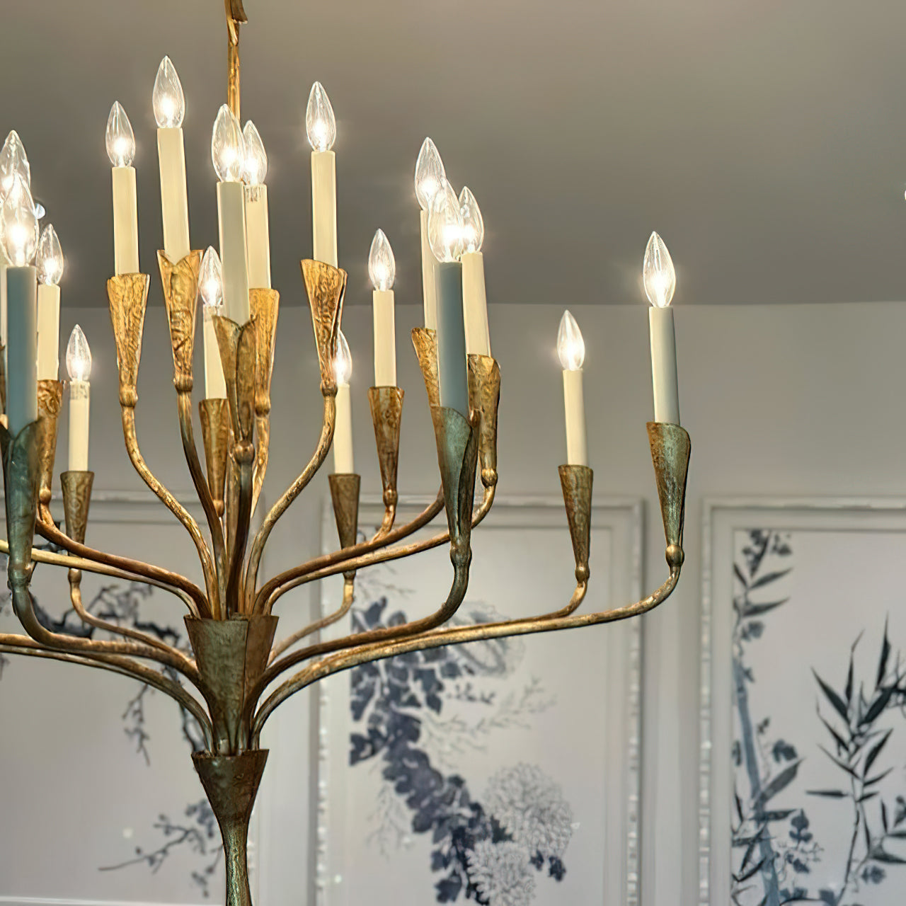 Elegant Aiden Chandelier - Modern Crystal Ceiling Light Fixture for Dining Room, Living Room & Bedroom | Perfect for Home Decor & Wedding Venues