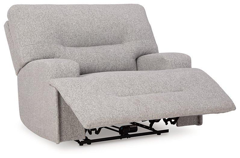 Acklen Place Oversized Power Recliner Chair - Electric Massage Recliner Sofa with USB Charger and Cup Holders - Perfect for Living Room, Home Theater, and Office Relaxation