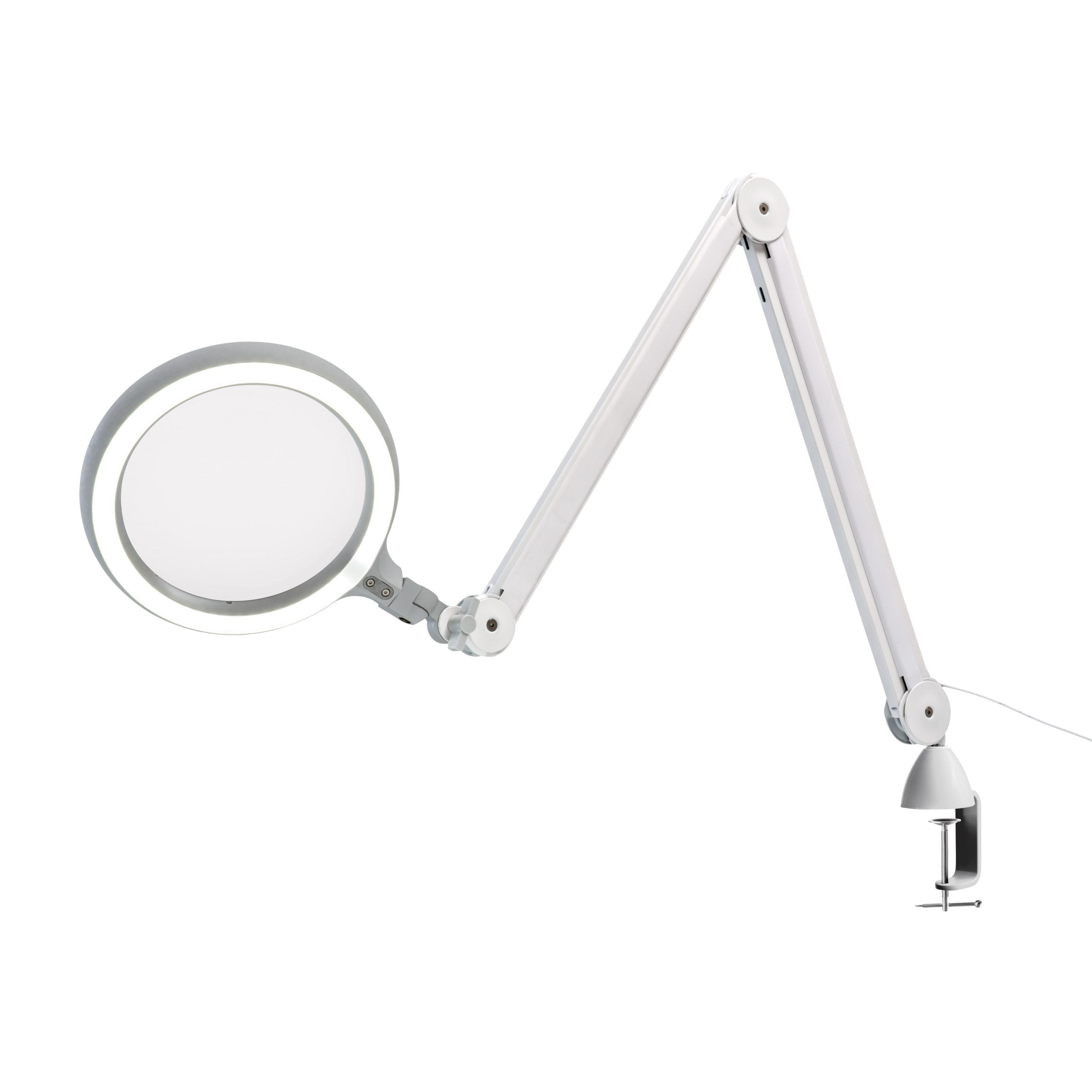 Daylight Omega 7 Magnetic LED Desk Lamp - Adjustable Brightness for Reading, Studying & Office Work | Dimmable Task Light with USB Charging Port for Home & Workspace