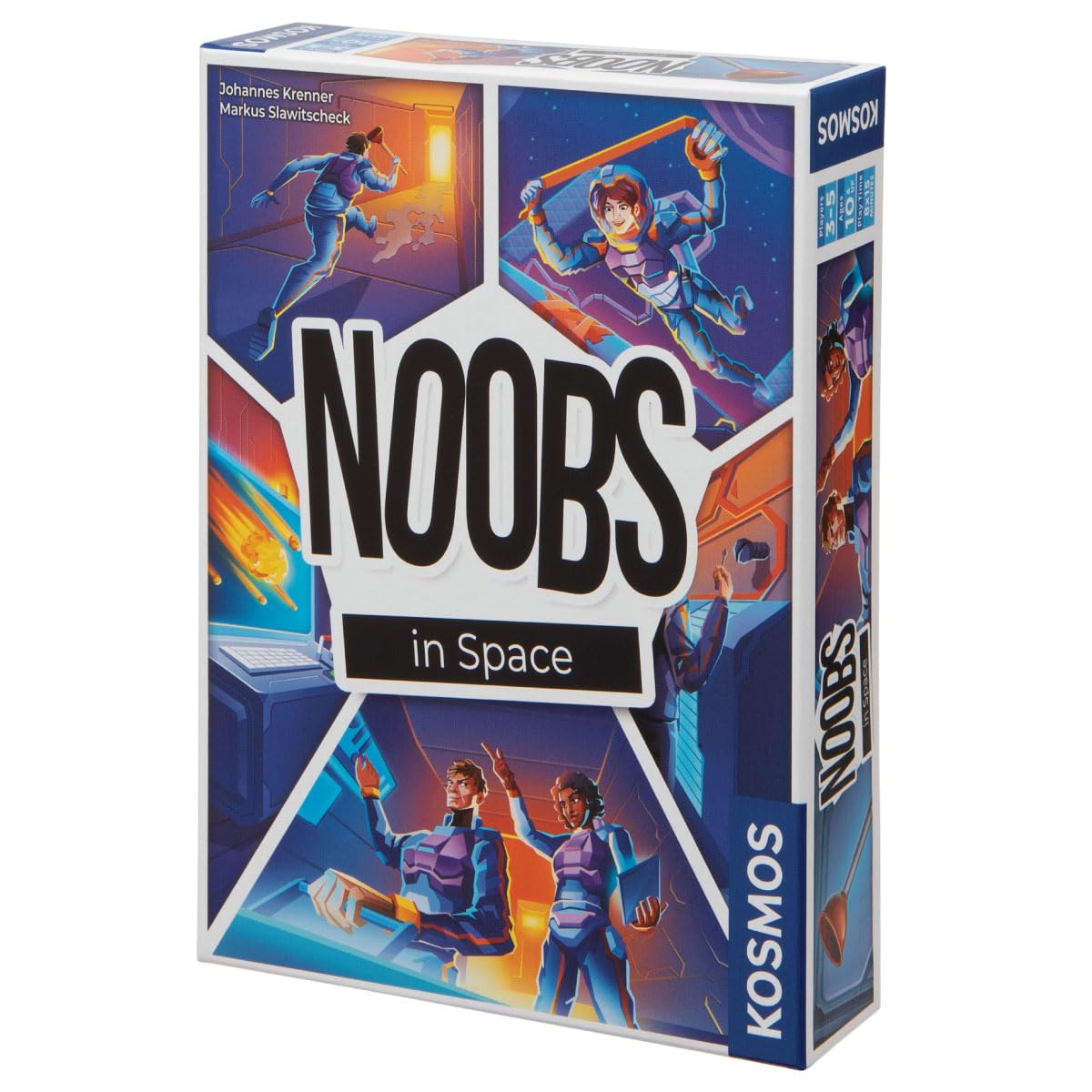Noobs in Space - Cooperative Board Game for Puzzle Solving & Teamwork | Fun Family Game Night & Party Entertainment
