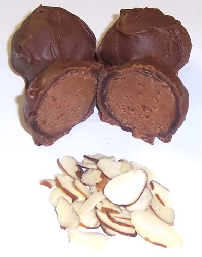 Scott's Cakes Milk Chocolate Covered Chocolate Almond Fudge Truffles - 1 Pound Gift Box | Gourmet Chocolate Treats for Holidays, Parties & Corporate Gifting