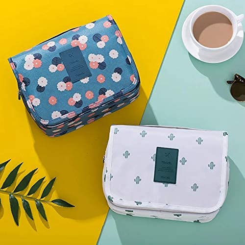 **Krupanidhi Hanging Travel Toiletry Bag – Waterproof Cosmetic & Makeup Organizer for Women & Girls – Portable Multifunctional Storage Pouch for Travel, Gym, and Daily Use (1 Piece)**