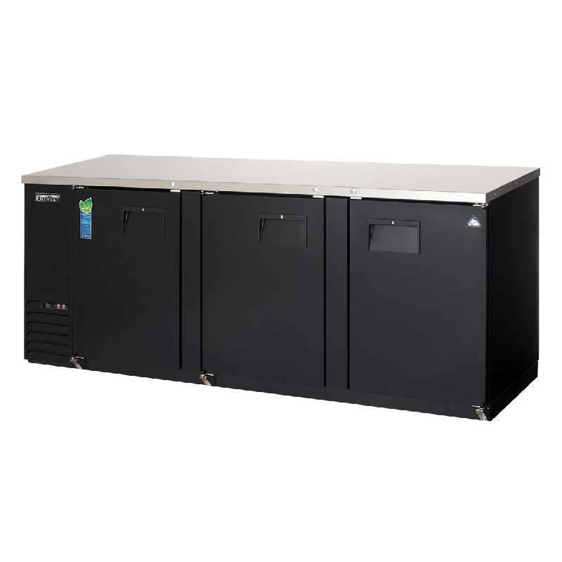 Everest EBB90 24 Inch Commercial 89 Back Bar Refrigerator Cooler - Perfect for Bars, Restaurants, and Entertainment Venues