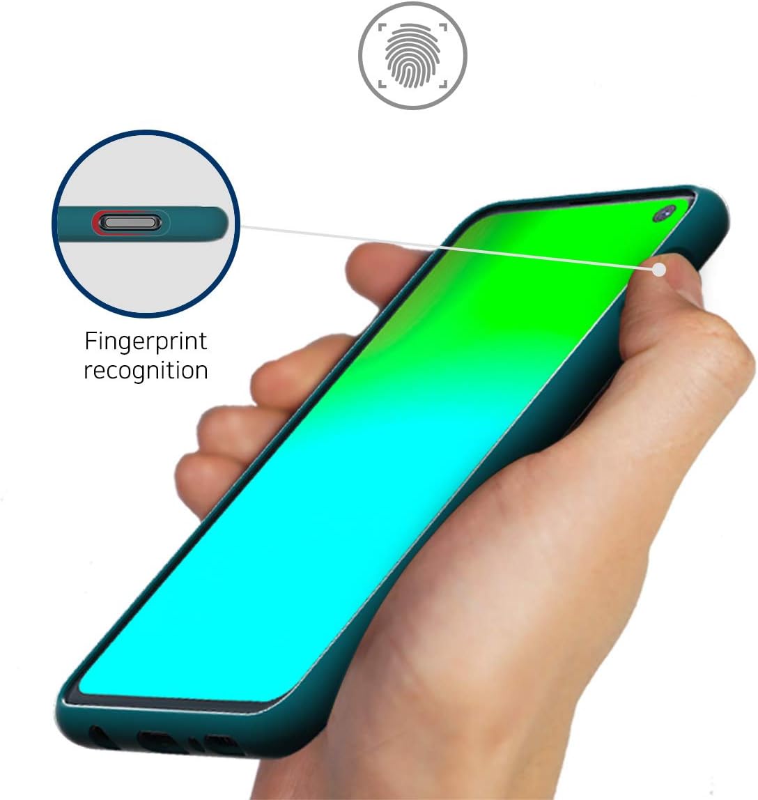 Araree A Fit Galaxy S10e Case - Slim Protective Cover for Samsung Galaxy S10e (Deep Blue/Clear) - Perfect for Everyday Use, Work & Travel