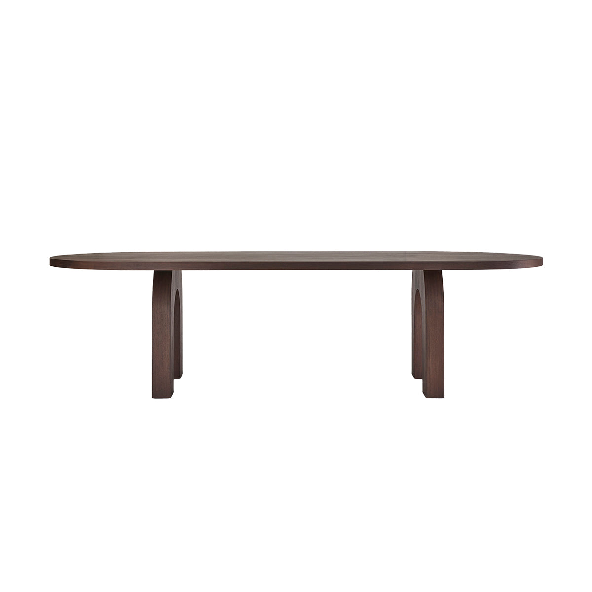 Hawk Spree Oval Dining Table - Modern Wooden Kitchen Table for 6, Farmhouse Style Dining Room Furniture - Perfect for Family Gatherings & Dinner Parties