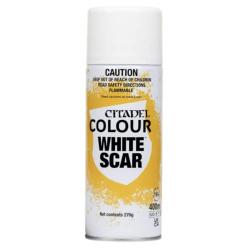 Citadel Spray Primer - White Scar Acrylic Paint for Miniatures & Models - Perfect for Warhammer, Tabletop Gaming & Hobby Painting