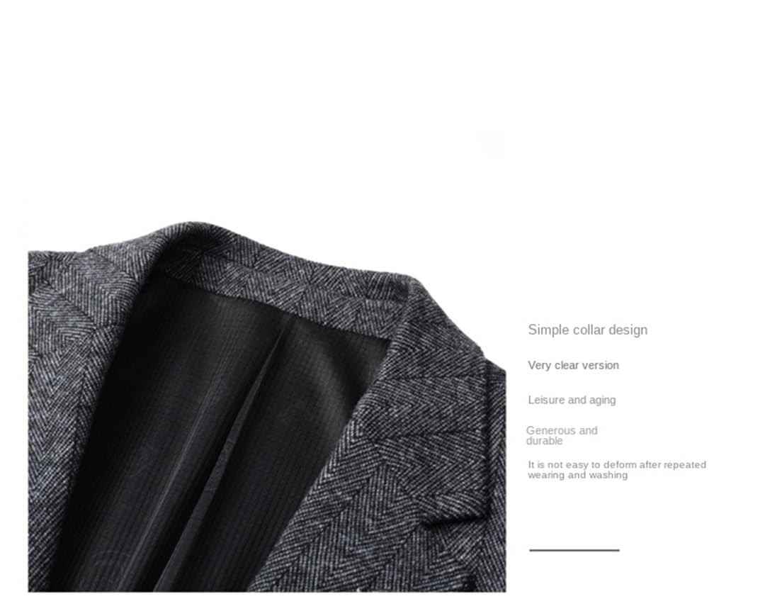 Premium Men's Single Breasted Suit Jacket for Business Casual Wear | Slim Fit Blazer for Office, Weddings & Formal Events