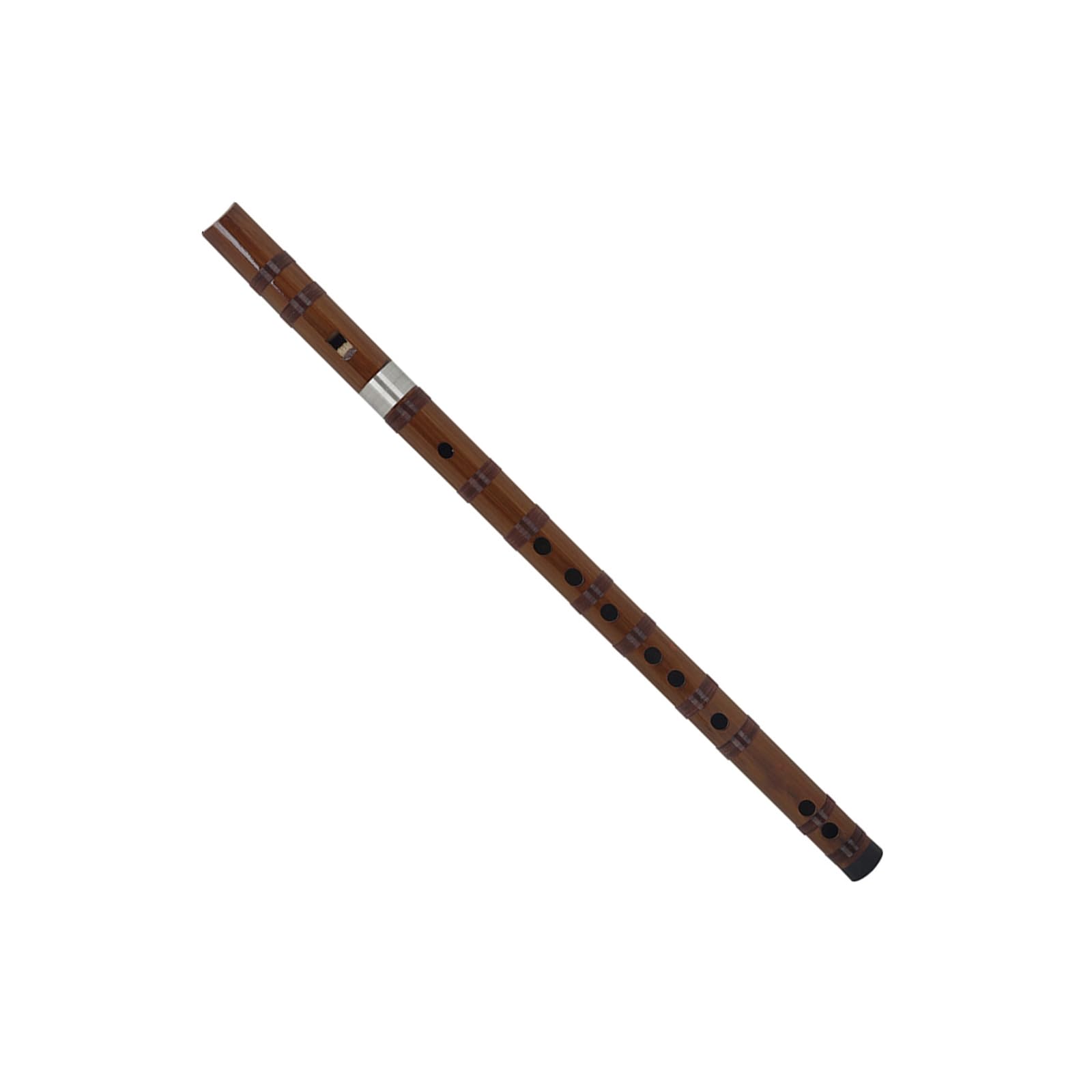 Chinese Detachable Bamboo Wind Flute - Traditional Wooden Musical Instrument, Portable Dizi for Beginners & Professionals - Perfect for Meditation, Yoga, Folk Music & Cultural Performances