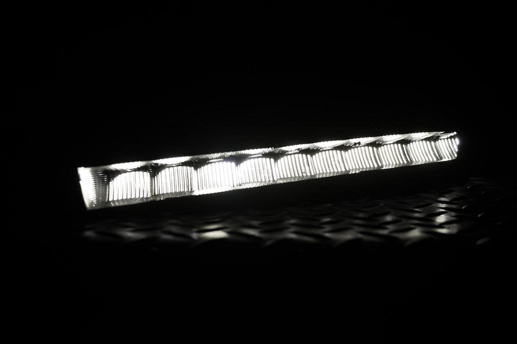 High-Performance Profile Pivot Sequential Switchback (4-Piece Set) - White & Amber LED Chips on Durable Aluminum Board (1x LED163) - Perfect for DIY Electronics, Arcade Machines & Home Automation Projects
