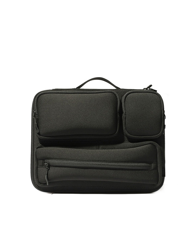 Multi Storage Laptop Case - Durable 15.6 Inch Computer Bag with Multiple Pockets for Work, School & Travel Accessories