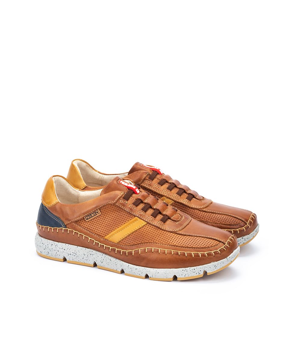 PIKOLINOS Men's Leather Sneakers - Comfortable & Stylish Casual Shoes for Walking, Travel & Everyday Wear