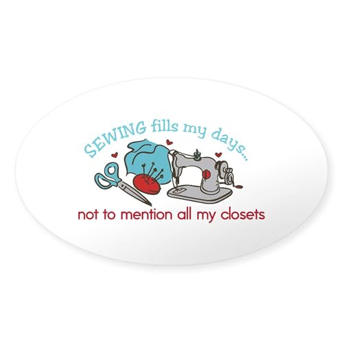 Clear - Sewing Fills Sticker