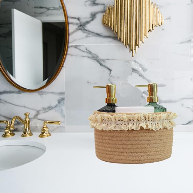 Cute Jute Rope Basket for Baby, Wedding & Home Decor - 8