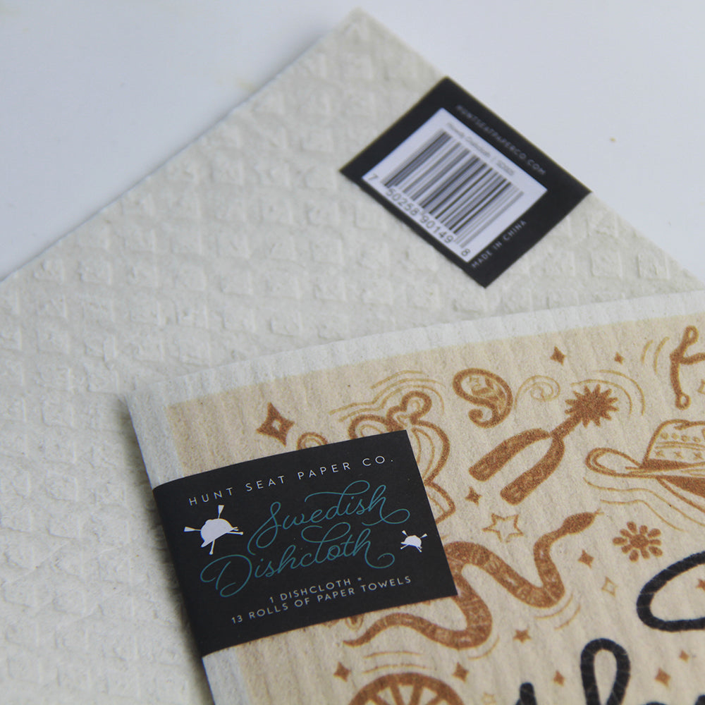 Eco-Friendly Swedish Dishcloths - Super Absorbent & Reusable Kitchen Towels for Cleaning, Dishwashing & Household Chores | Perfect for Eco-Conscious Homes