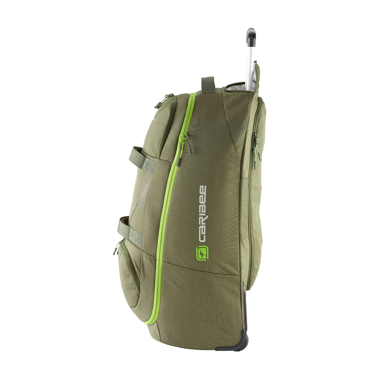 Caribee Adventure 70L Duffle Bag with Backpack Straps - Olive Green - Perfect for Travel, Camping & Outdoor Adventures