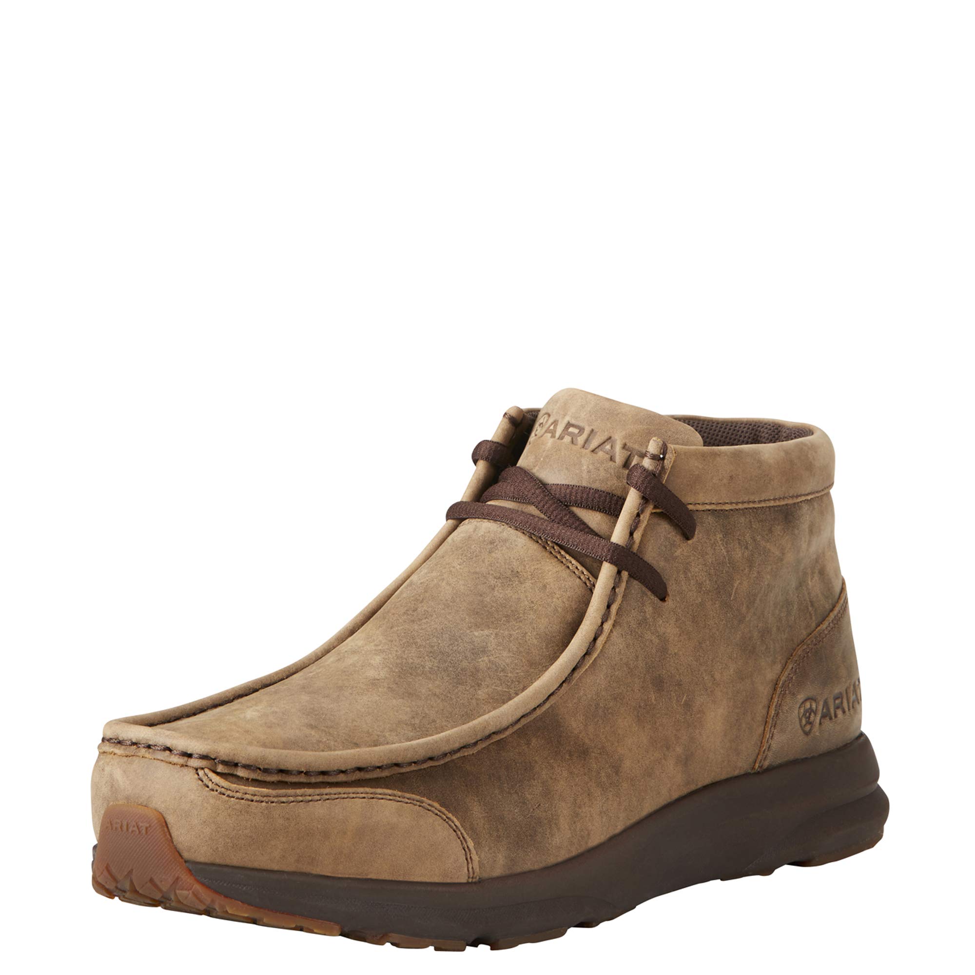 Ariat Men's Spitfire Work Boots - Durable Leather Steel Toe Work Shoes for Construction & Outdoor Jobs | Comfortable Slip-Resistant Safety Boots for Men