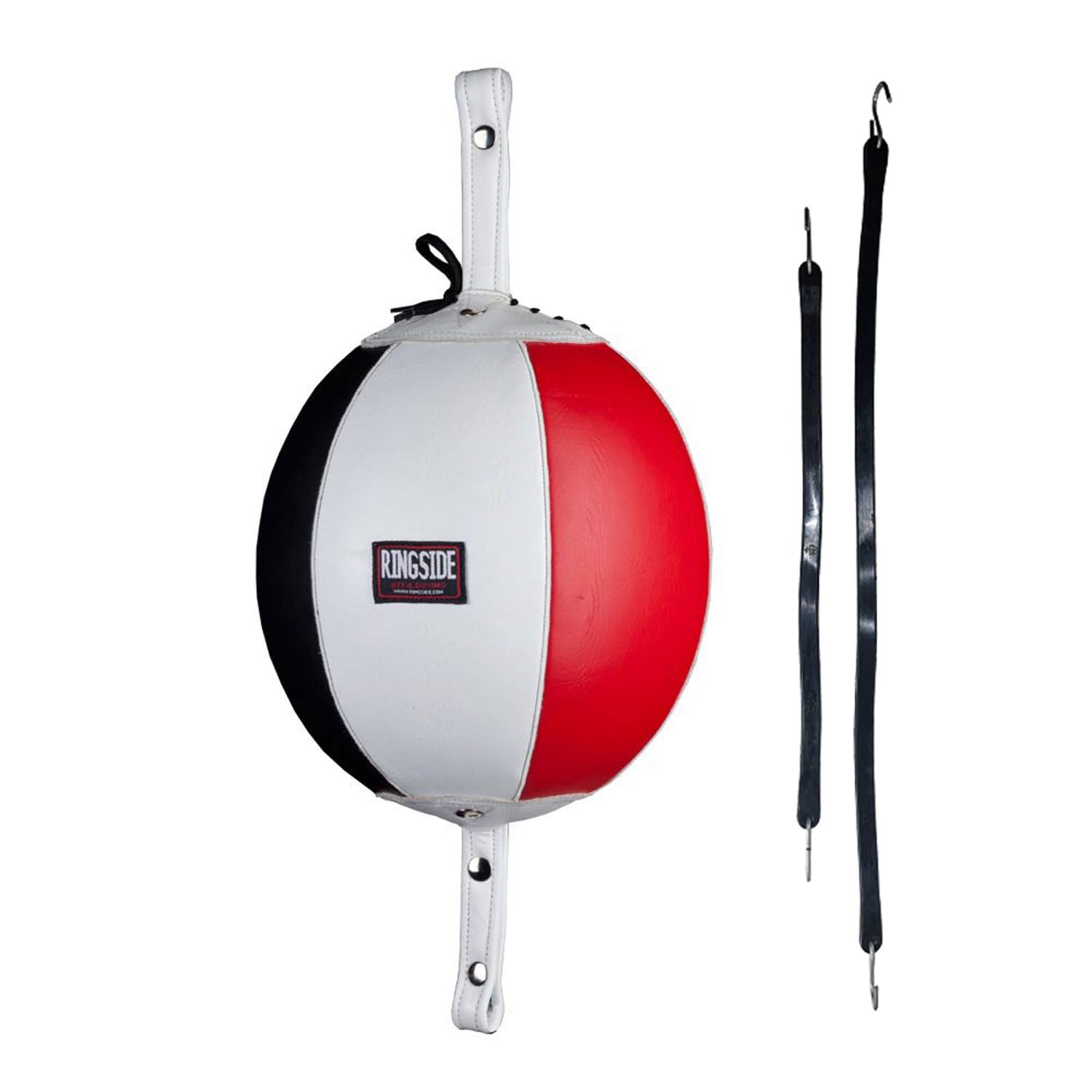 Premium Ringside Leather Boxing Double End Punching Bag for Speed & Accuracy Training - Perfect for Home Gyms & Boxing Workouts