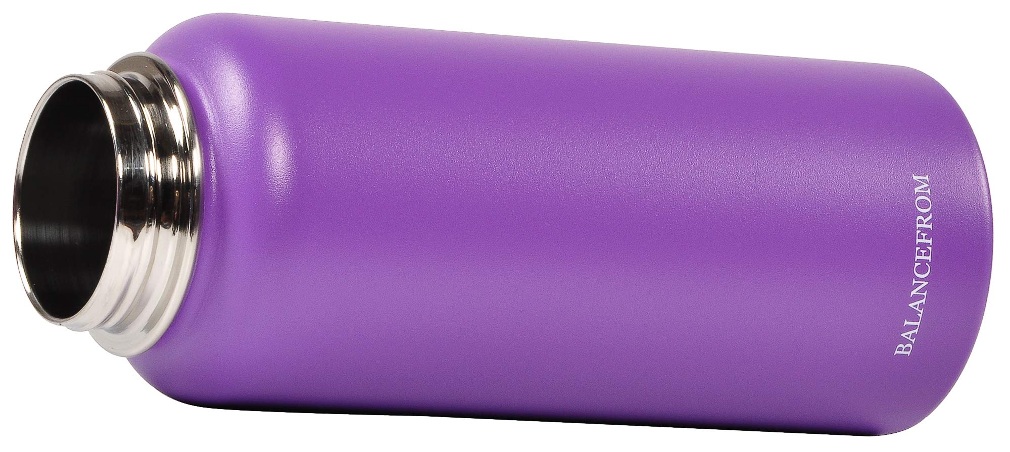Signature Fitness Double-Wall Vacuum Insulated Stainless Steel Water Bottle - 20oz/32oz, Leakproof, BPA Free, 3 Lids (Straw, Chug, Handle) for Gym, Hiking & Travel - Rose Gold, Black, Blue, Silver