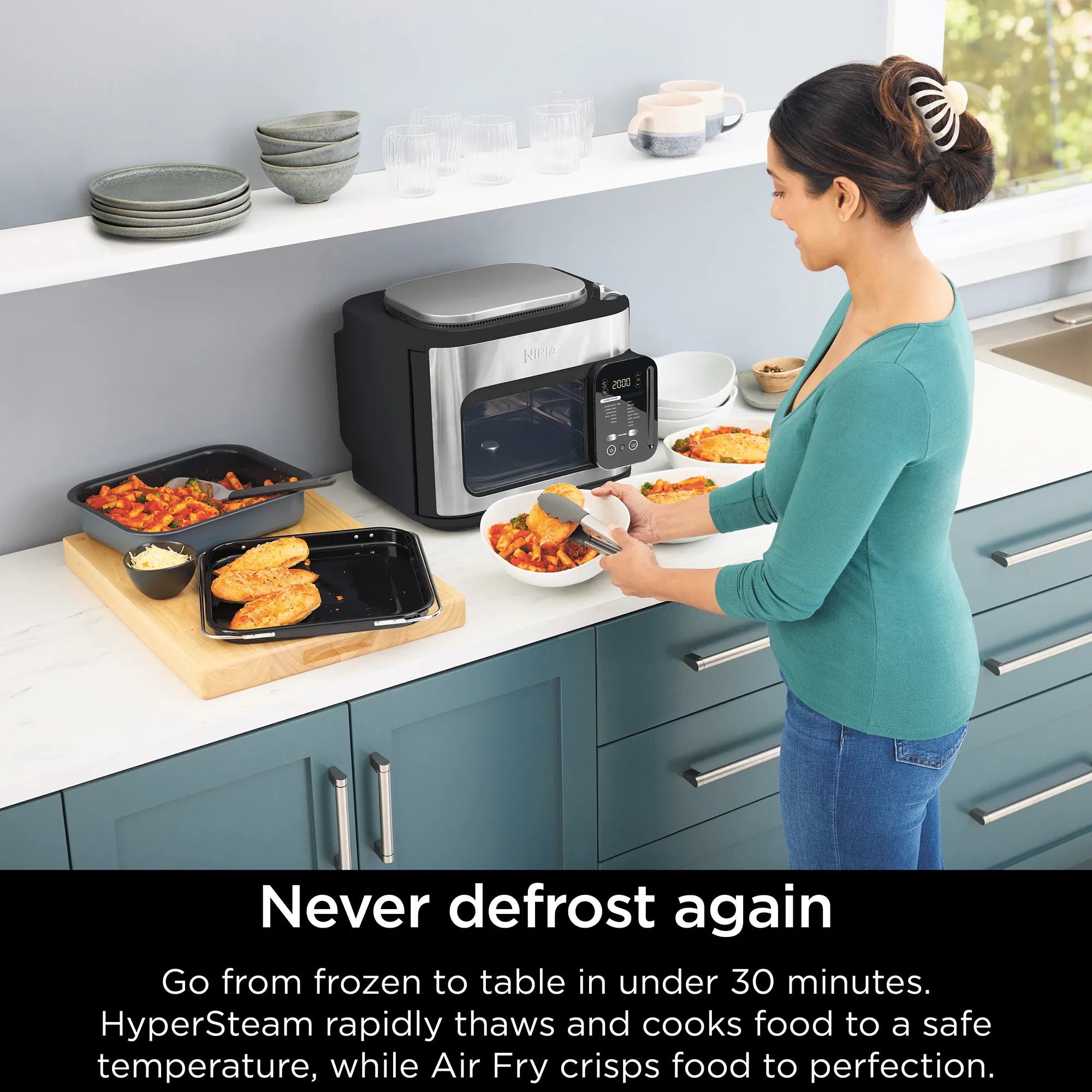 Ninja Combi 14-in-1 Multicooker with Air Fryer, Slow Cooker & More - Perfect for Family Dinners, Meal Prep & Healthy Cooking