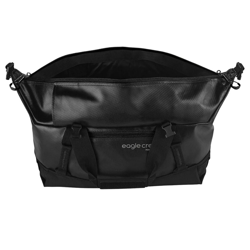 Eagle Creek Migrate 40L Ultra Tough Duffel Backpack - Waterproof Travel Bag for Men & Women | Perfect for Camping, Hiking & Airplane Carry-On | Black