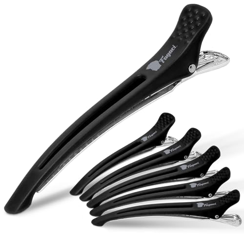 6 Hair Clips - Black
