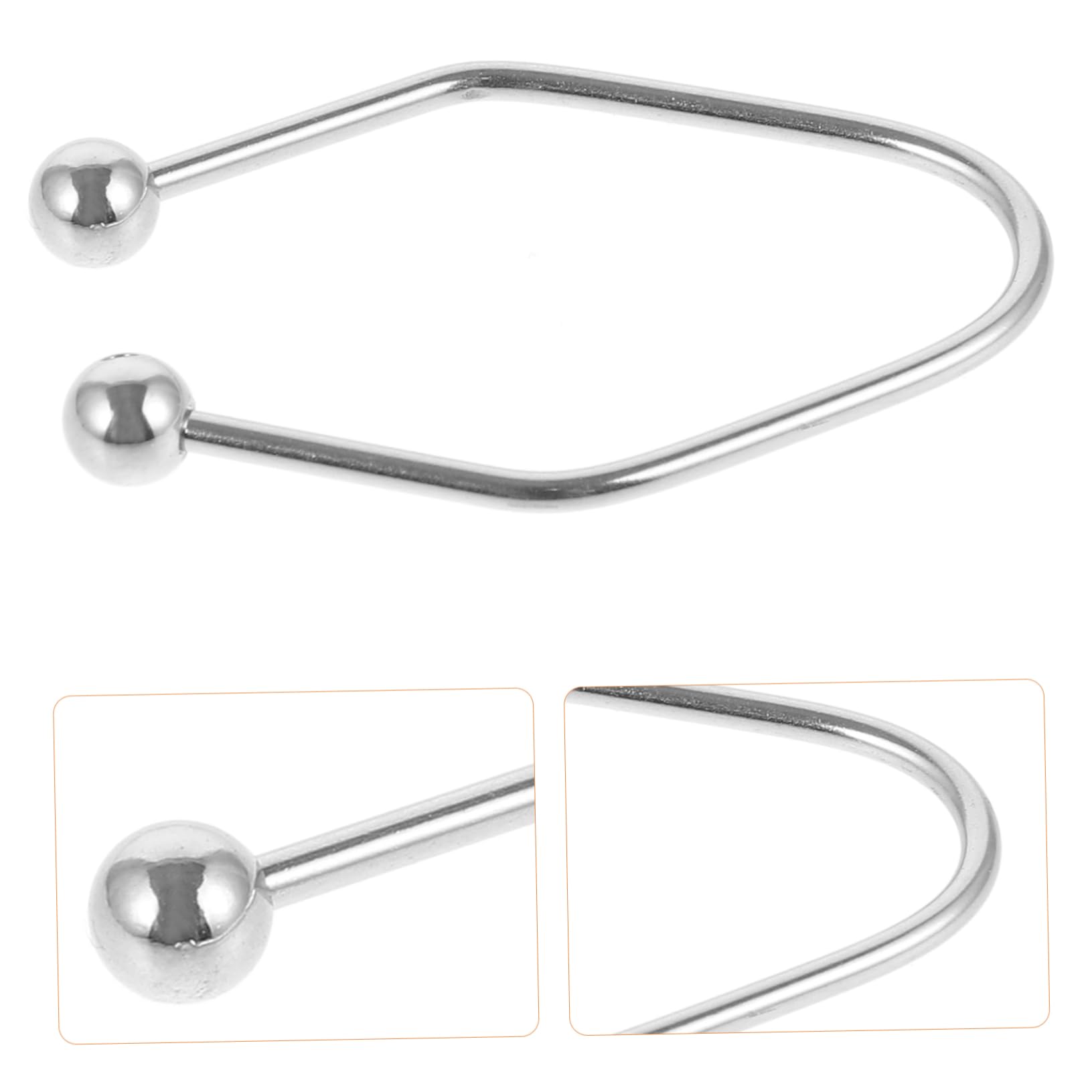 FOMIYES 2pcs Stainless Steel Dimple Trainer & Cheek Clip - Facial Exercise Tool for Natural Dimples Creation, Face Slimming & Beauty Care | Perfect for Home Use, Gym, or Travel