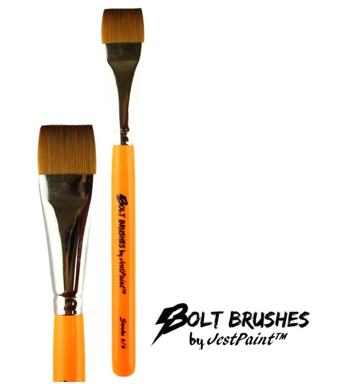 Bolt Paint Brushes by Jest Paint - Premium Artist Brushes for Acrylic, Oil & Watercolor Painting - Perfect for Canvas, Wood & DIY Art Projects