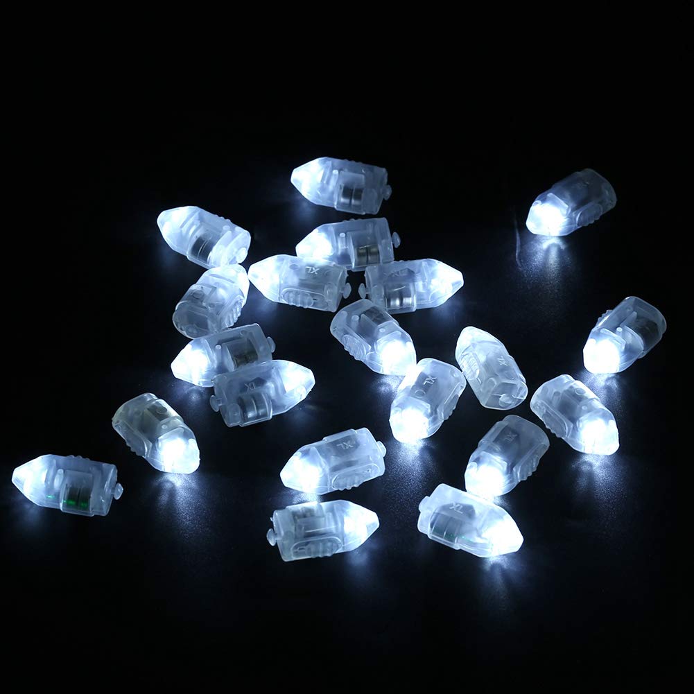 Fdit Waterproof LED String Lights - 50Pcs White Outdoor/Indoor Decorative Lights for Home, Wedding, Garden & Party Decorations | Perfect for Bedroom, Patio, Backyard & Holiday Lighting
