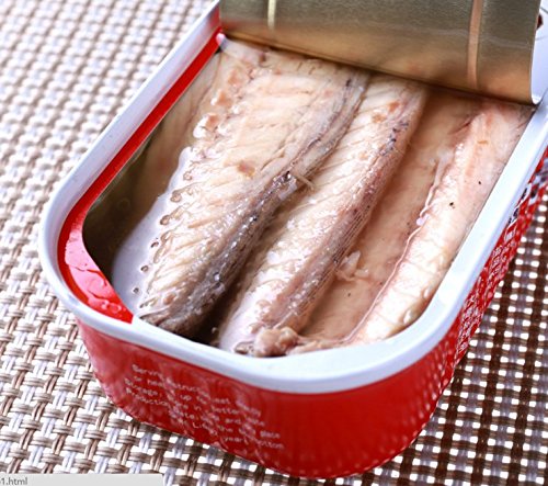 Premium Canned Mackerel - 8 Cans (125g Each) Total 1000g, Wild-Caught from East China Sea Donghai - Perfect for Camping, Emergency Food & Quick Meals