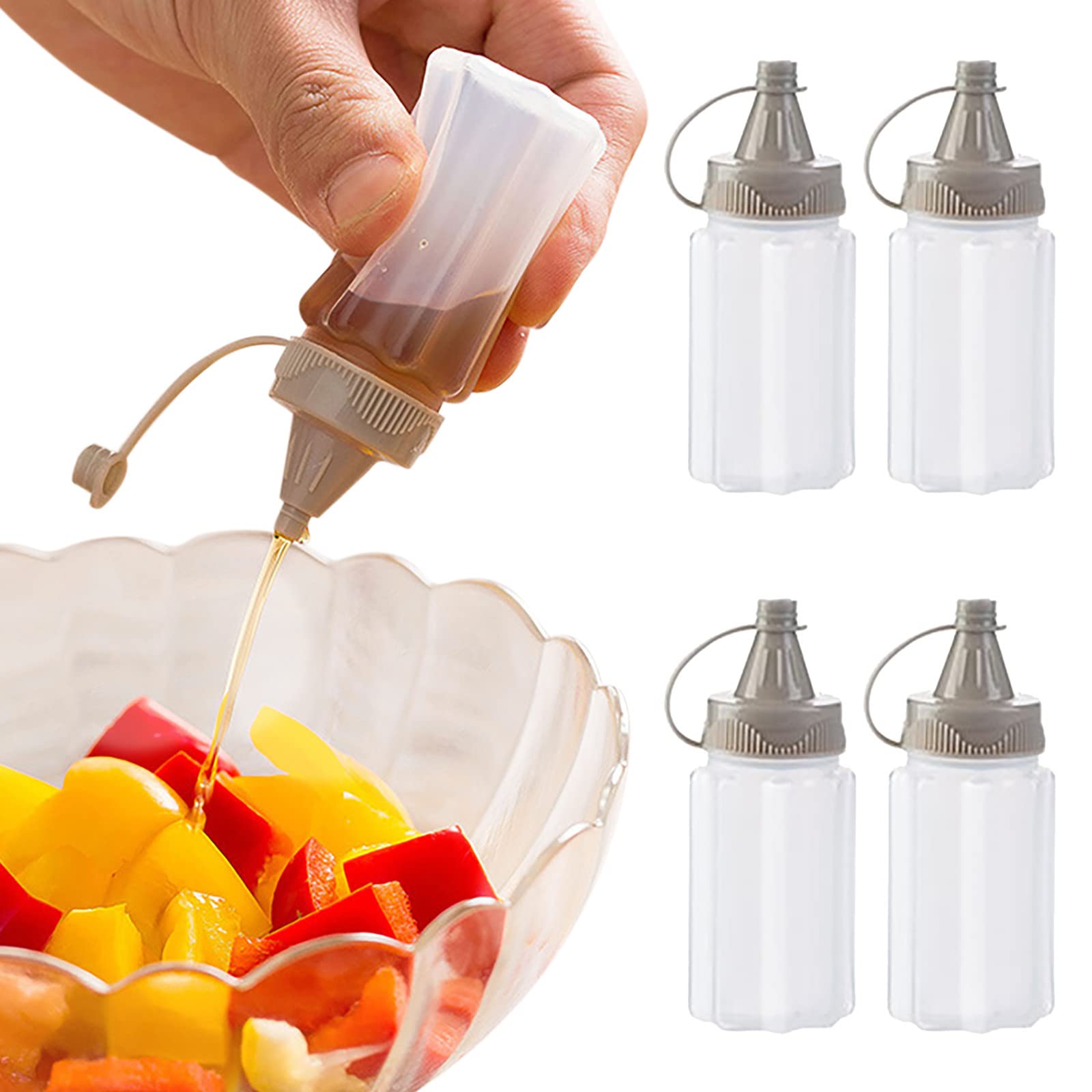 Airtight Plastic Food Storage Box for Cereals & Snacks - Kitchen & Fridge Organizer