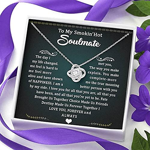 Love Knot Pendant Necklace for Soulmate - Birthday, Christmas Gift