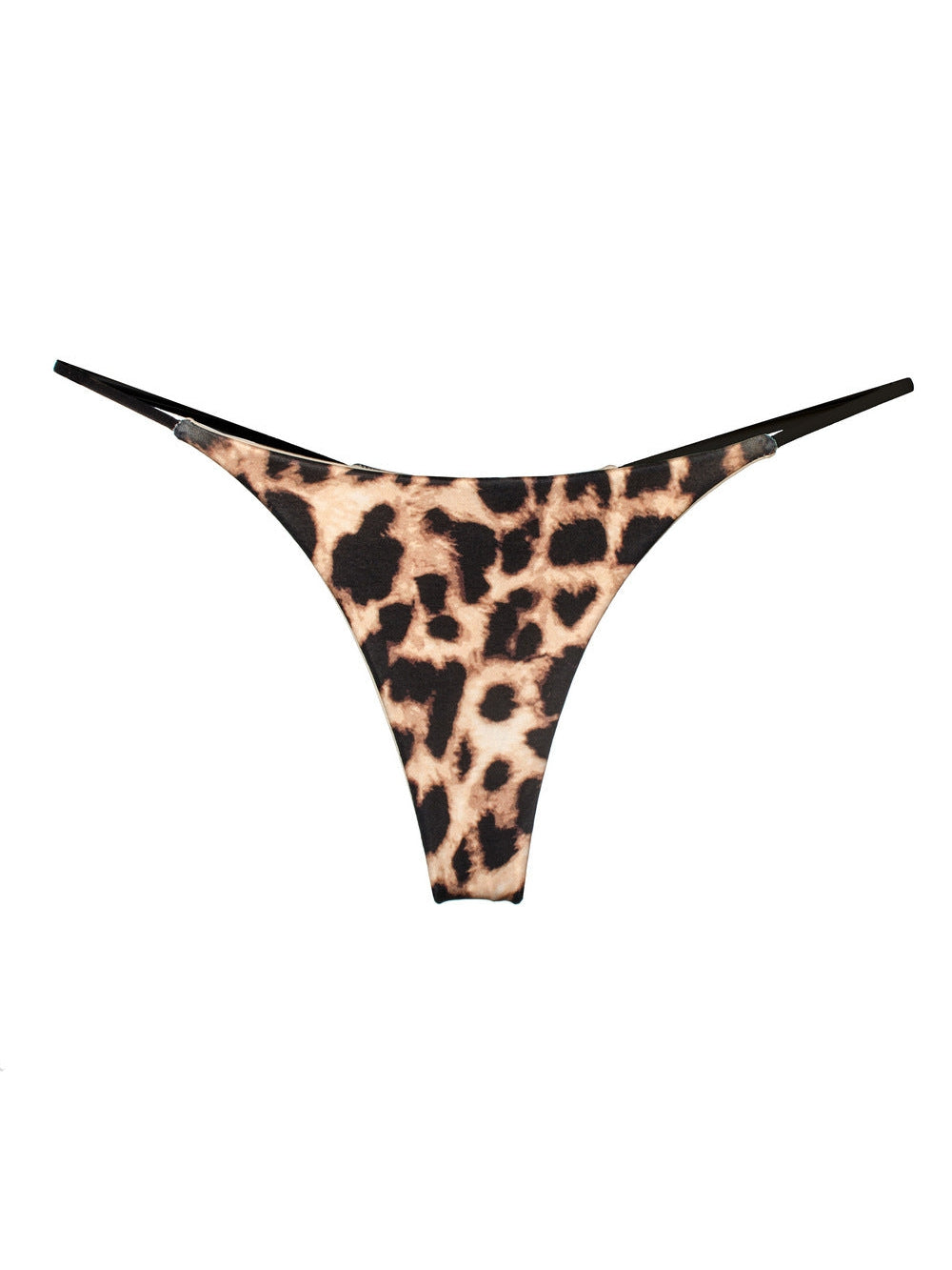 ZASUWA Women's Sexy Leopard Print T-Back Thong Underwear - Perfect for Date Night, Lingerie Sets & Sensual Occasions