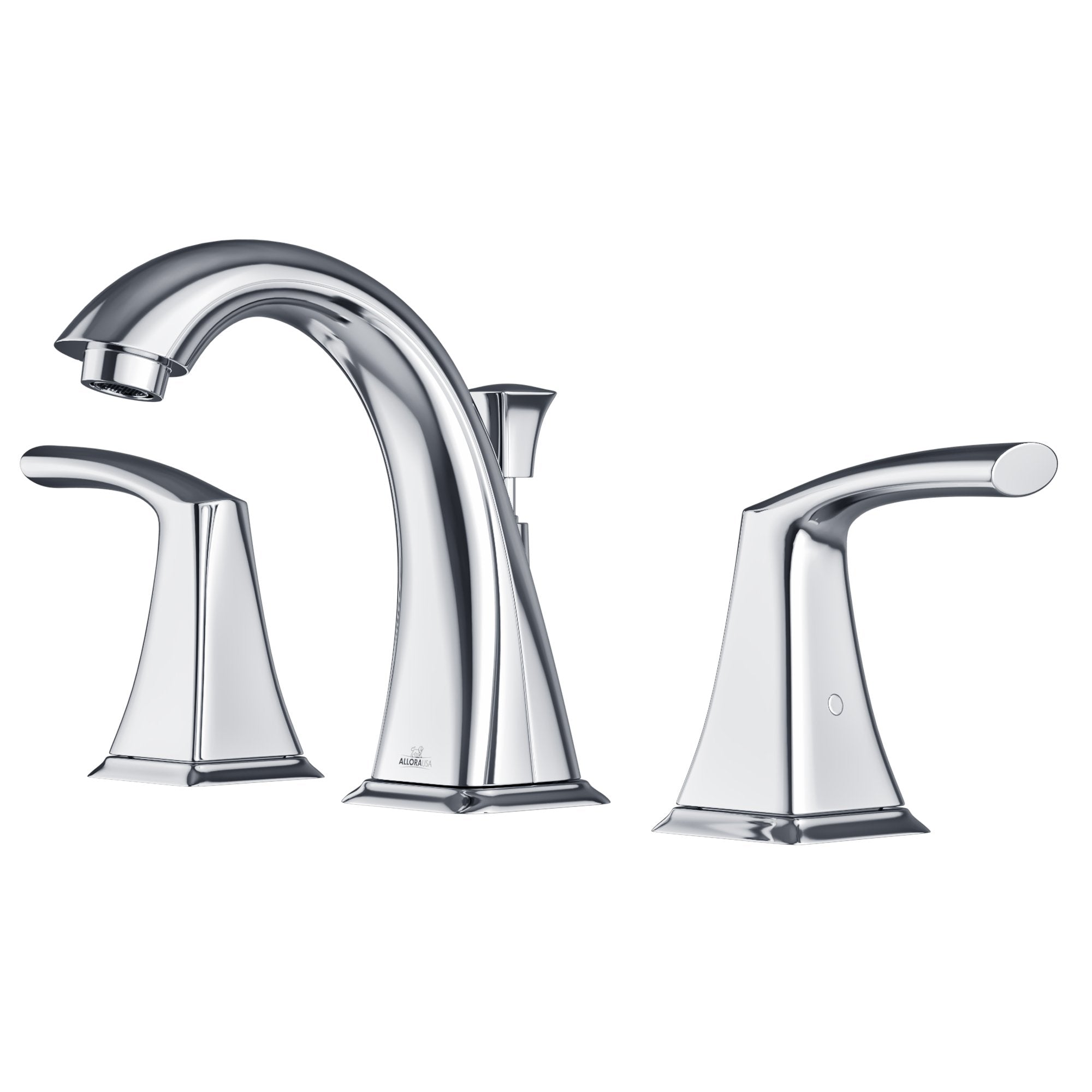 Allora USA A 6570 C Bathroom Faucet - Tulip Series Single Handle Deck Mount Sink Faucet for Bathroom Vanity, Modern & Sleek Design, Perfect for Home, Hotel, and Commercial Use