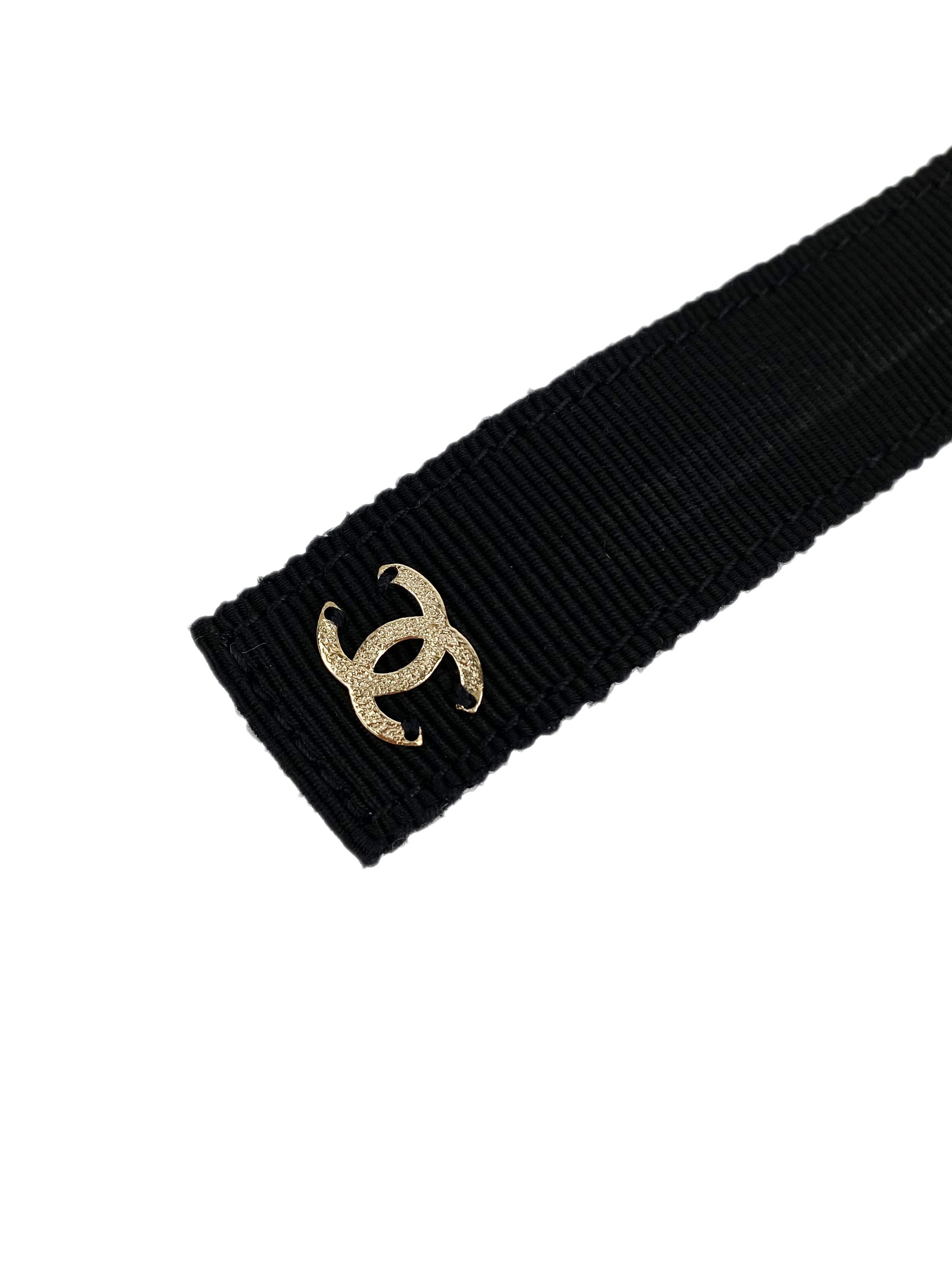 Chanel Black Ribbon & Chain Necklace for Women - Elegant Fashion Jewelry Gift for Party, Wedding & Special Occasions