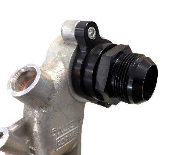 BPS Water Pump Inlet Fitting for 2011-2020 Ford Mustang GT V6 V8 - High Performance Cooling System Upgrade for Racing & Daily Driving