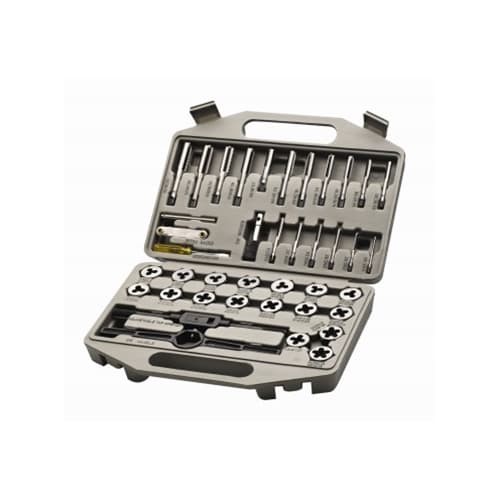 Allied 49035 41 Piece SAE Tap and Die Tool Set - Professional Thread Repair Kit for Metalworking, Automotive & DIY Projects