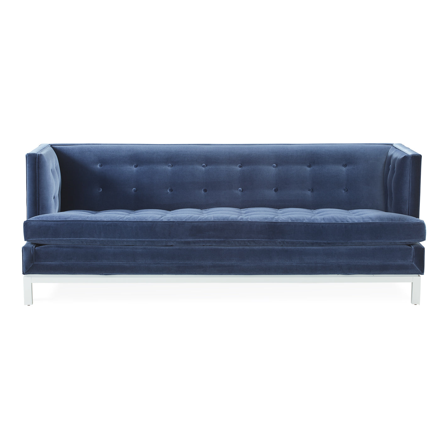 Lampert T Arm Sofa - Modern Mid-Century Design, Upholstered Fabric, Comfortable Living Room Furniture for Home, Office & Lounge Spaces