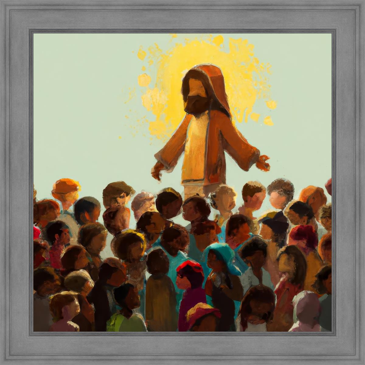 Blessed Are The Children - Inspirational Christian Wall Art for Kids' Rooms, Sunday School & Nursery Decor