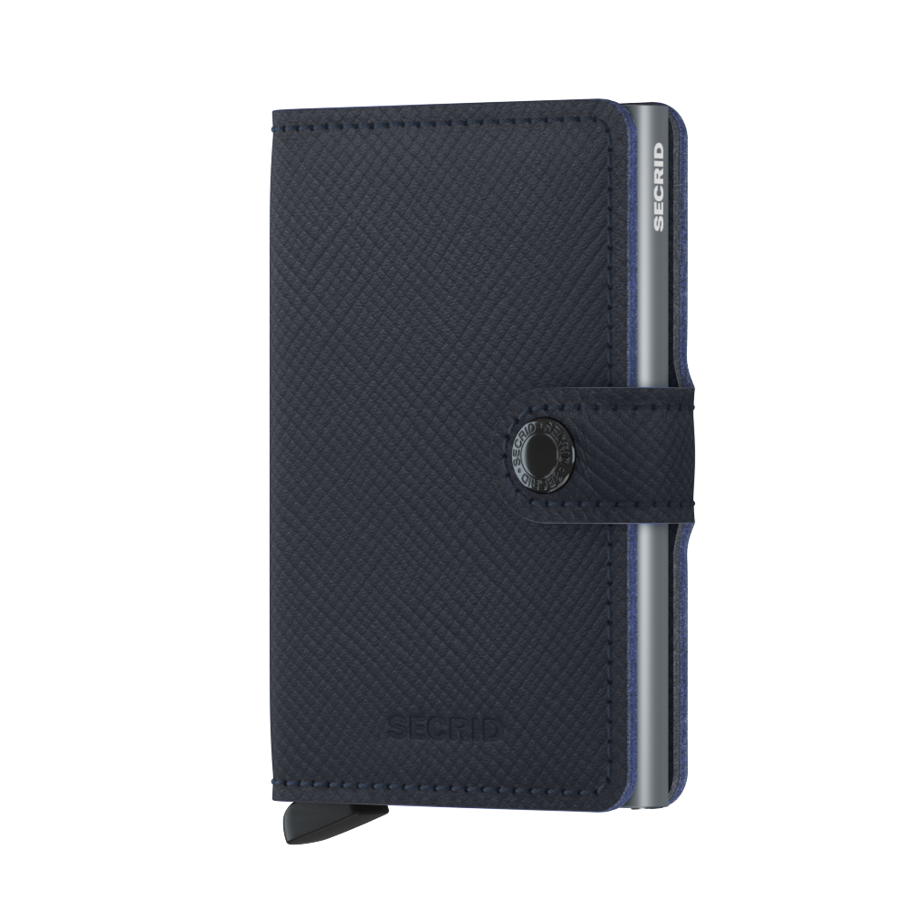 SECRID Miniwallet Saffiano Leather RFID Blocking Slim Wallet - Perfect for Travel, Business & Everyday Use