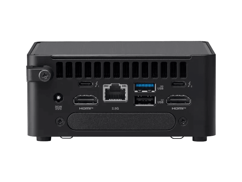 ASUS NUC 14 Pro Tall Mini PC Barebone Kit - Intel Core Ultra 5 125H Processor, 14th Gen Mini Desktop Computer for Home Office, Gaming & Content Creation